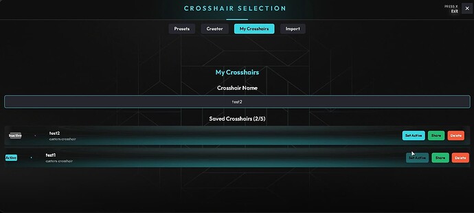 Crosshair with Import / Export System thumbnail 4