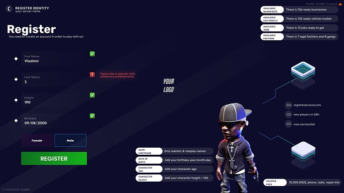 [PAID] Most Advanced Identity System V2 [ESX / QBCore / Standalone]  thumbnail 3