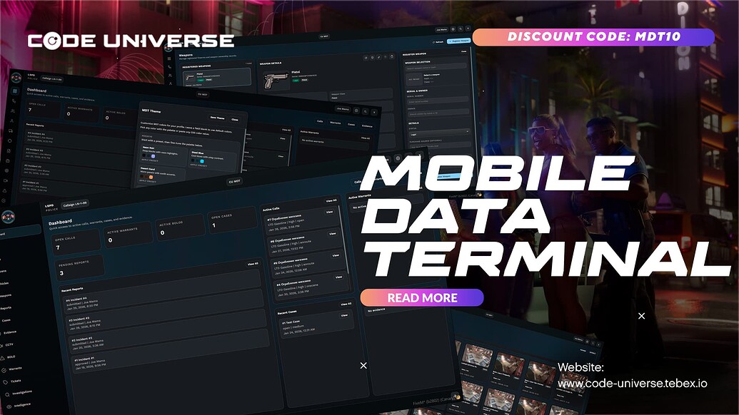 [PAID] MDT/MDW Police/LSSD/BCSO/SASP/SASPR/FIB - FiveM Releases - Cfx Forum