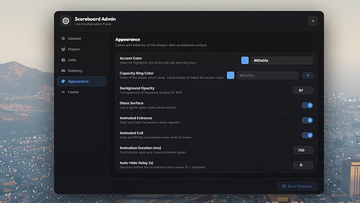OOS Scoreboard - Modern live FiveM scoreboard with in-game admin panel ...