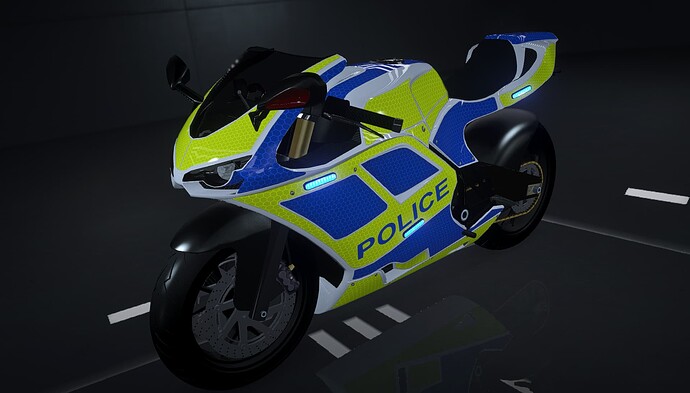 Bati Police Motorcycle Marked / Unmarked - Multi Use - ELS Thumbnail