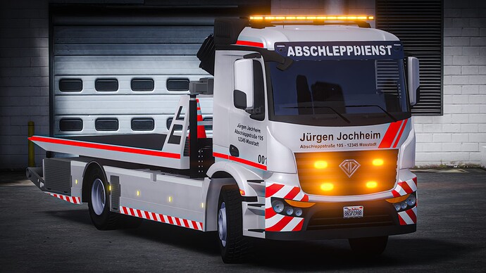 Benefactor Actron LBX Flatbed Tow Truck Thumbnail