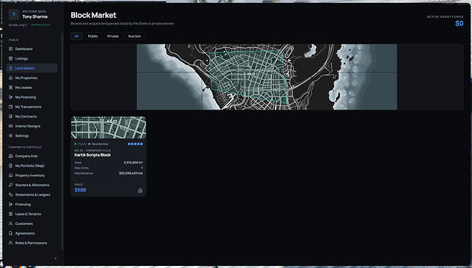 Block Listing