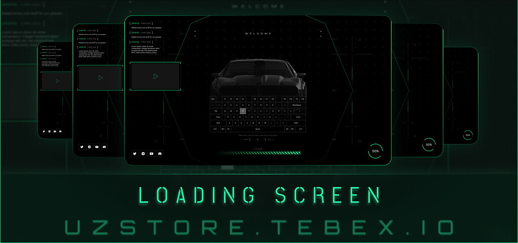 Loading Screen | RGB - Color Selection | Updates List | Youtube Video ...