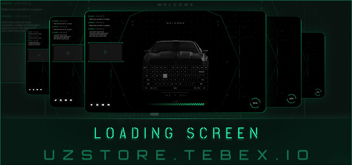 Loading Screen | RGB - Color Selection | Updates List | Youtube Video Thumbnail