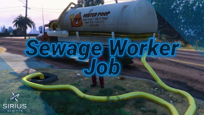[QB/ESX] Sewage Worker Job Thumbnail