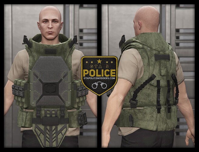 [PAID] Military Style Armor Vest (Male) Thumbnail