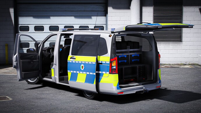 Benefactor Van Police / Polizei NRW thumbnail 5