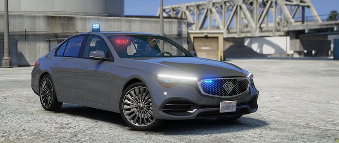 Benefactor Schwarzer Unmarked Dutch Police Thumbnail