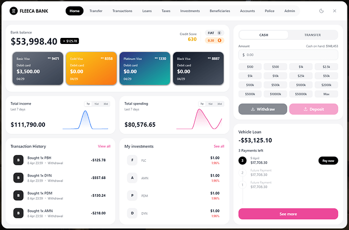 ADVANCED BANKING SCRIPT FIVEM | AK47 BANKING | [ESX] [QB] [QBX]