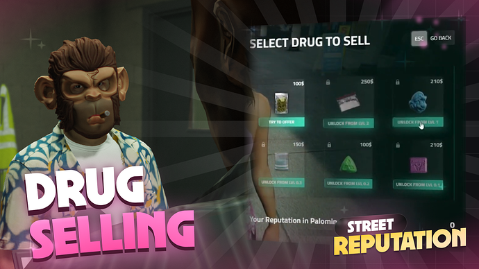 [PAID] [ESX/QB] PinkFrog advanced drug selling, experience per street boost money (ox-target/qb-target, UI) Thumbnail