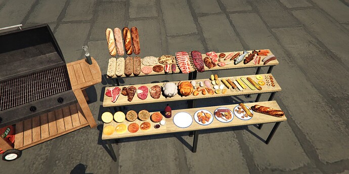 [PROPS] Grill food Thumbnail