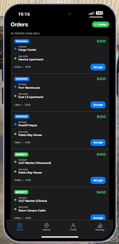 orders