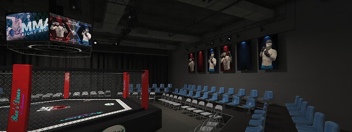 [PAID] [MAP] Boxing / MMA Arena & Press Conference Room thumbnail 30