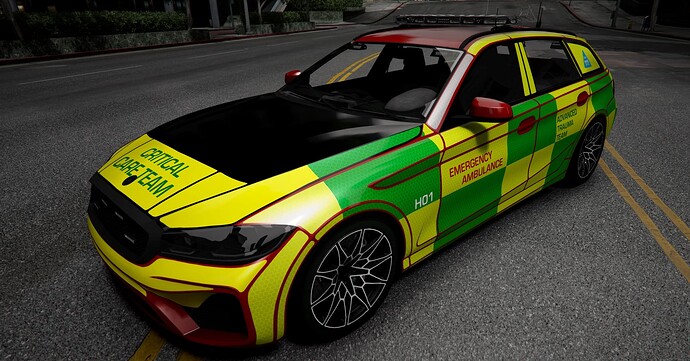 UK Ambulance Pack - ELS AND NON ELS Versions thumbnail 8