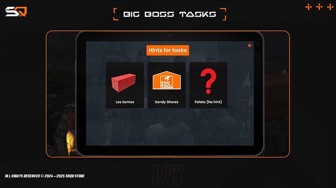 [PAID] Big Boss Tasks For Gangs & Missions thumbnail 3