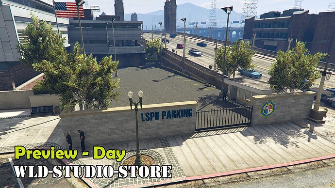 Parking Lspd v1.5 Updated FiveM preveiw day 1