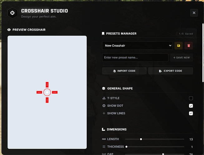 [PAID] AP5-Crosshair | Crosshair Creator System Script | [STANDALONE, QBCore / ESX / QBOX]  thumbnail 2