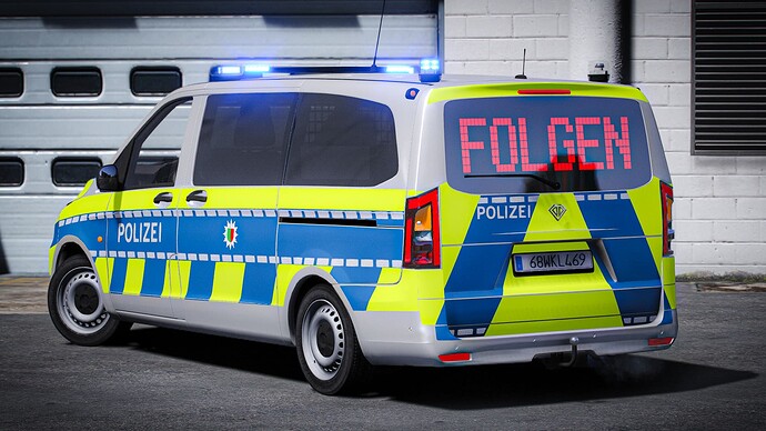 Benefactor Van Police / Polizei NRW thumbnail 7