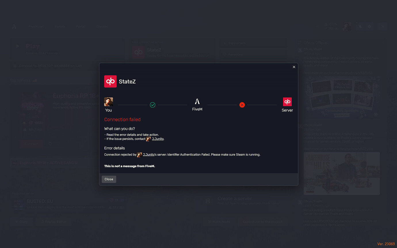 I cant connect to my server any idea? - Server Discussion - Cfx Forum