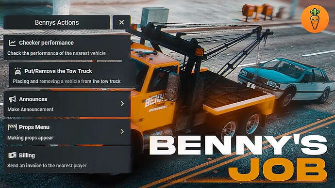 [ESX/QB-CORE] Bennys Job - [OX] Thumbnail