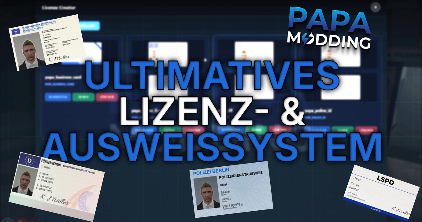 [ESX/QBCore/QBox]Papa Licensecreator | Build Custom License - FiveM ...