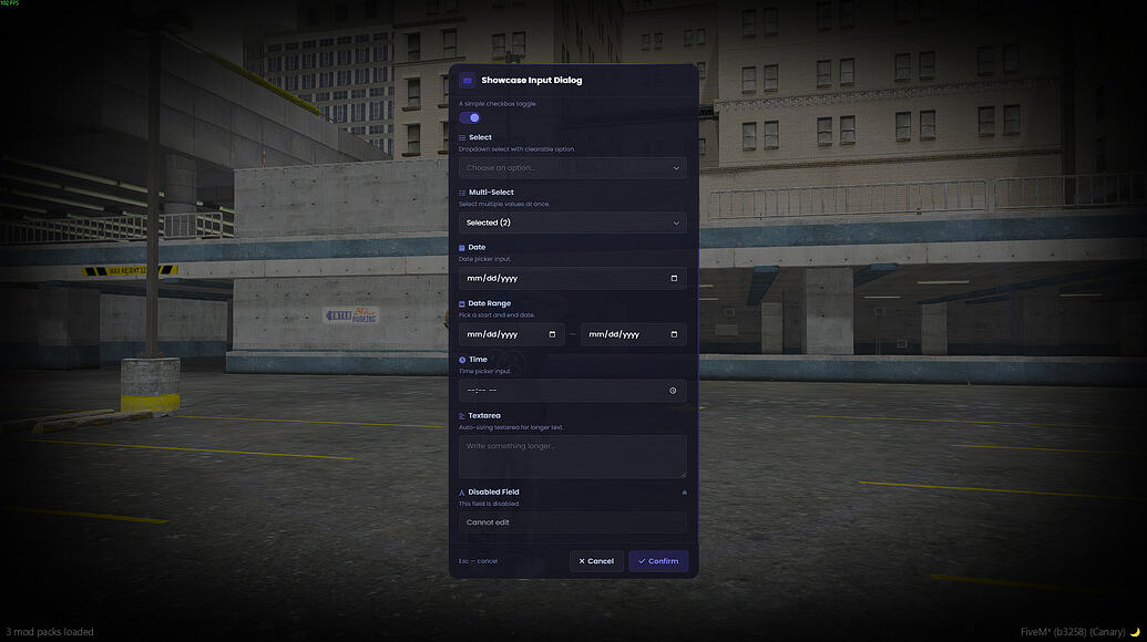 Menu System [ESX, QB, QBOX, STANDALONE] - FiveM Releases - Cfx Forum