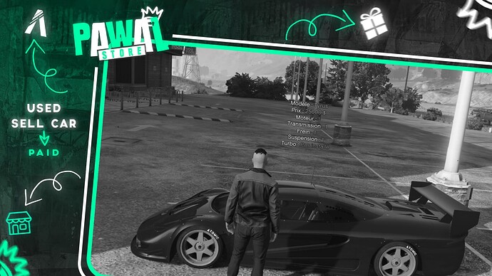 [PAID] 🚗 Used Sell Car | Ox Menu - CoraUI (2 Style) Thumbnail