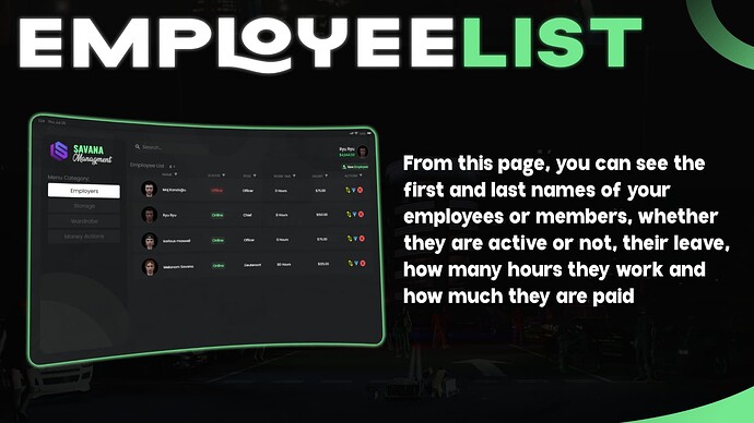 [SAVANA] Bossmenu [QB/ESX/QBOX] thumbnail 2