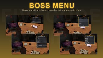 FiveM Tequi La La Job - Boss Menu - Boss menu with a full employee and society management system