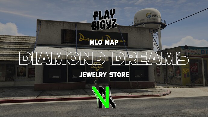[MAP] [PAID] Jewelry Store | Diamond Dreams [FiveM MLO Map] Thumbnail