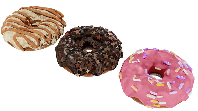 [PAID] Valentines Donuts Props Pack 02 thumbnail 6