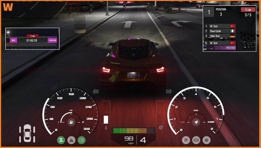 [STANDALONE] Wert Racing Hud - FiveM Releases - Cfx.re Community