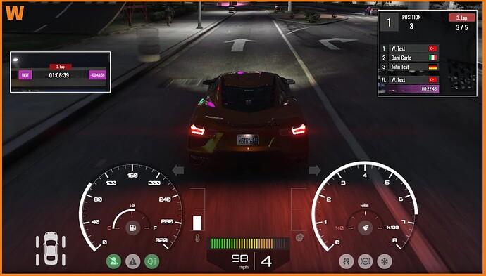 Wert Racing Hud Kapak