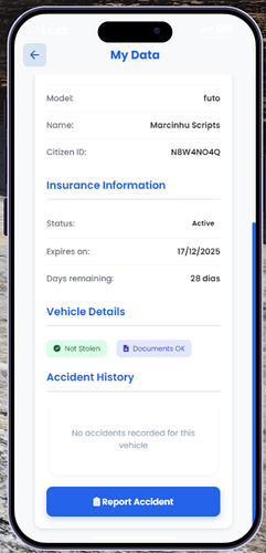 Complete Insurance Management App for LBPhone & GKSPhone | Vehicles, Health & Home thumbnail 6
