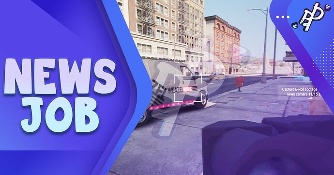 [PAID] [QBCore] [Standalone] | 🎥 News Job 4.0 | (Different Events, Real Signals) Thumbnail