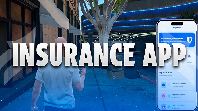 Complete Insurance Management App for LBPhone & GKSPhone | Vehicles, Health & Home Thumbnail