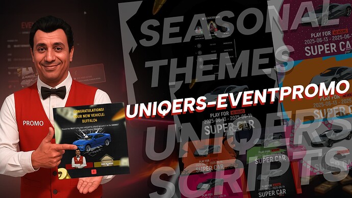 Special Event Promo Script - uniqers-eventpromo #esx #qbcore #qbox #playtime thumbnail 2