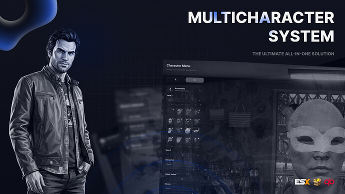 Skin Menu Rivem Multicharacter System - Loadscreen, Identity, Spawn Selector & Skin ...