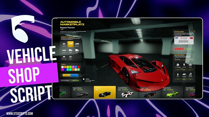 Vehicle Shop