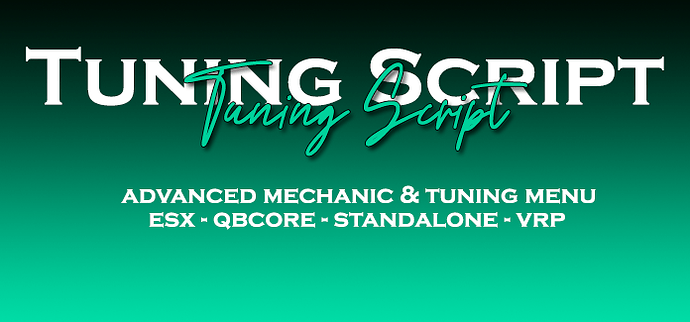 [PAID] Advanced Tunning System / Mechanic - Car Tune System   [ESX/QBCore/Standalone] Thumbnail