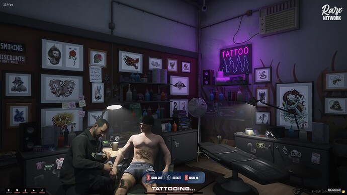 Rarx Tattoos [ QBCore | ESX | QBox ] thumbnail 4