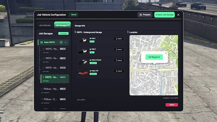 Dusa Garage | Persistent Vehicles, Shared Garages, All Customizations In Game, Vehicle Servicing thumbnail 10