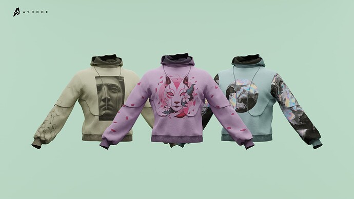 Hoodie with Piping (MP Male) Thumbnail