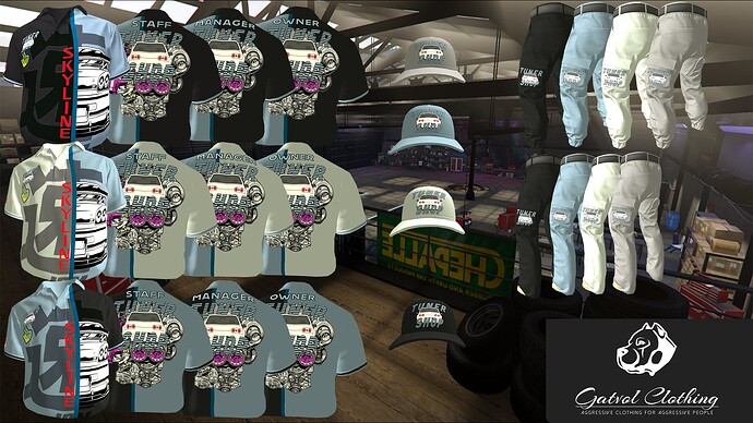 Tuner Shop Uniforms Male and Female Thumbnail