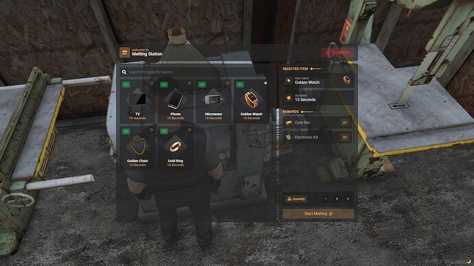 fivem pawnshop creator - melting station