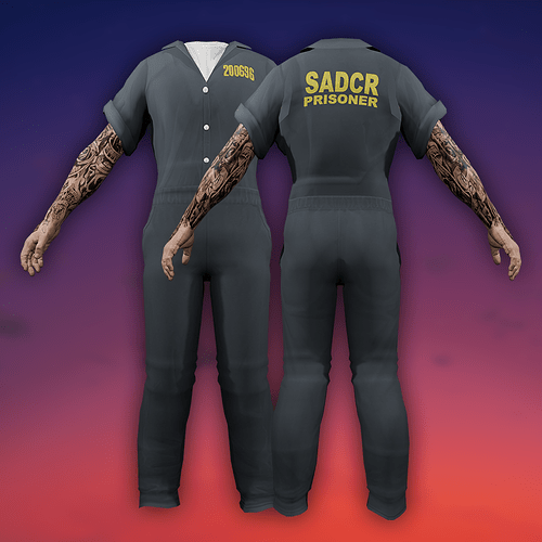[PAID] SADCR Prisoner Clothes ( Fivem Ready / Add-On ) thumbnail 4