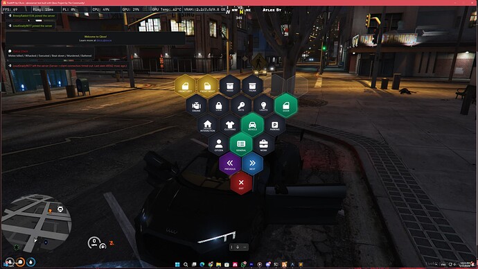 FxRadialMenu Hexagon UI |  NPC Cops System  [PAID] [ESX/QB/QBox] thumbnail 3