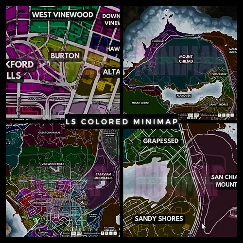 Los Santos Colored Minimap V1 Thumbnail