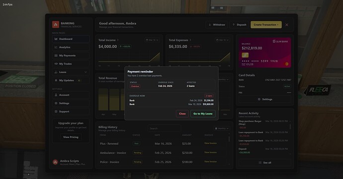 [ambr4] Advanced Banking System - FiveM Releases - Cfx.re Community